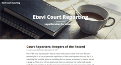 Desktop Screenshot of etevi.net